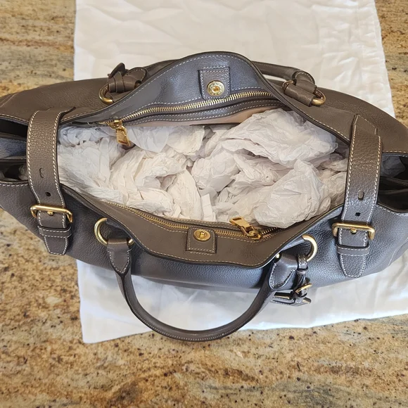 Prada Gray Leather Women's Bag - Picture 9 of 16